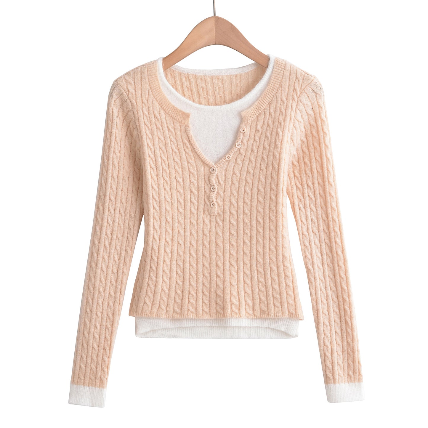V-Neck long sleeved sweater