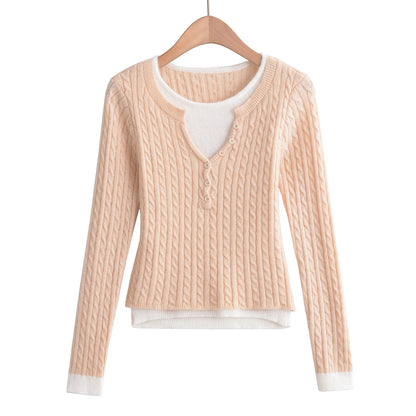 V-Neck long sleeved sweater
