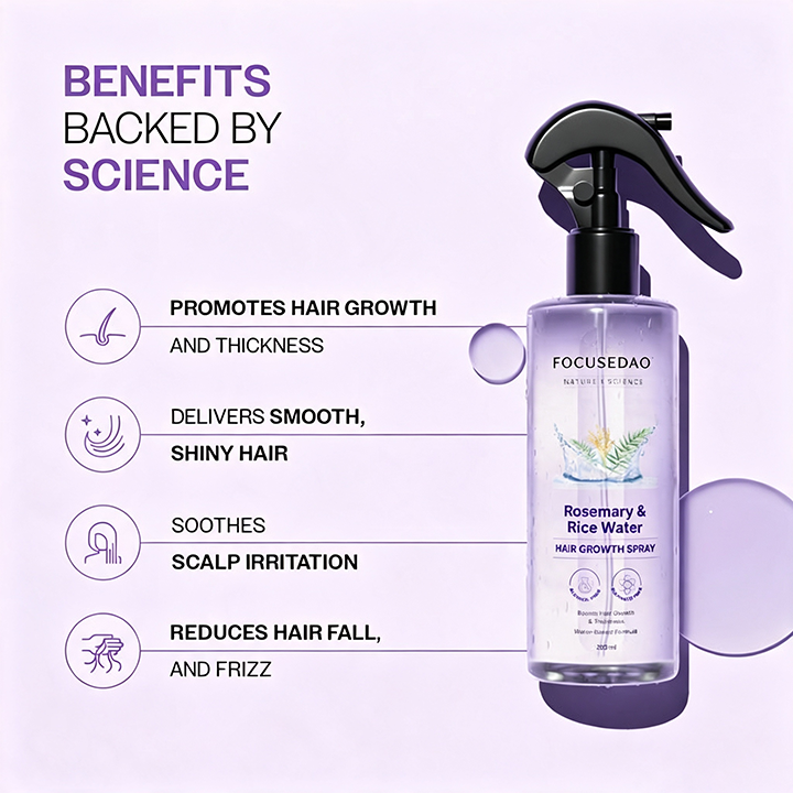Nature x Science Rosemary Water and Rice Water