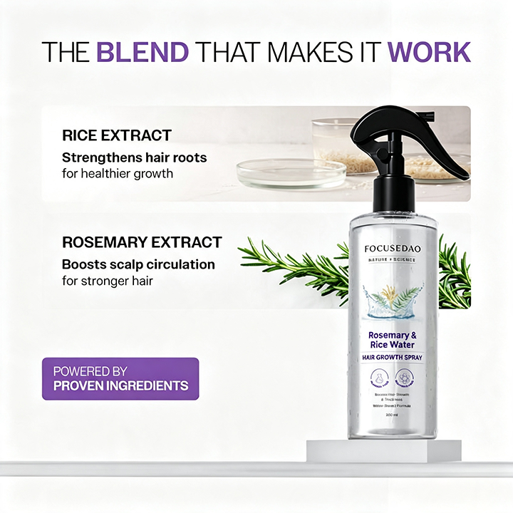 Nature x Science Rosemary Water and Rice Water